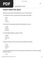 Noun Practice Quiz