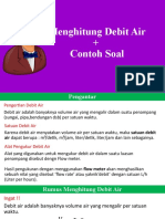 Belajar Mudan Debit Air