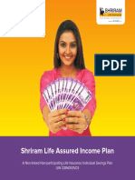 Brochure Shriram Assured Income Plan Offline
