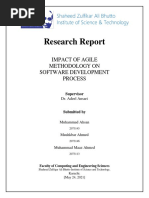 Research Report: Impact of Agile Methodology On Software Development Process