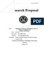 Download research proposal by Madiha Imran SN51089966 doc pdf