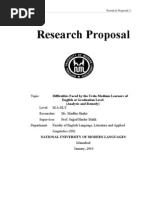 Download research proposal by Madiha Imran SN51089966 doc pdf