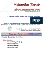 Pertemuan 10 Persebaran Tegangan Boussinesq