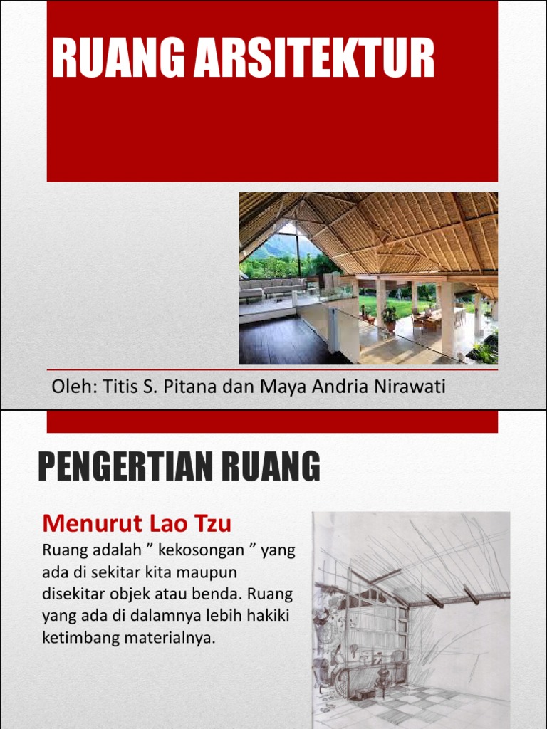 Ruang Arsitektur | PDF