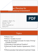 Tax Planning MBA 2021