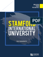 Stamford International University - Postgraduate Brochure