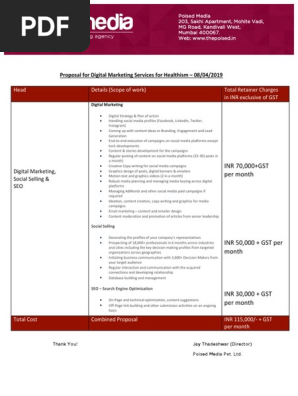 Digital Marketing Proposal 