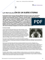 GONZÁLEZ, H., La revolución es un sueño eterno, en Página12 [sobre Roberto Carri]