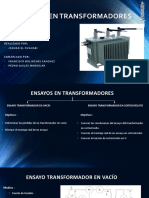 Ensayos transformadores 40V