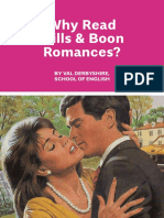 Why Read Mills & Boon Romances?: by Val Derbyshire, School of English