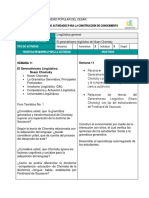 Guía 11 de Actividades Construcción Del Conocimiento Cátedra Lingüística General - 2021 - I