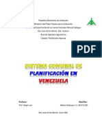 Sistema Comunal de Planificación en Venezuela