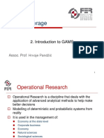 Energy Storage: 2. Introduction To GAMS