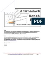 Adirondack Bench Plans