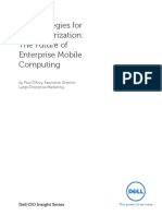 CIO Strategies For Consumerization: The Future of Enterprise Mobile Computing