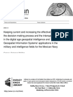 NPS Thesis on Increasing Effectiveness of GIS Applications for Mexican Navy