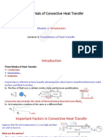 Fundamentals of Convective Heat Transfer Module 1