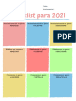 Checklist para 2021