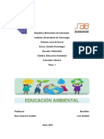 Informe Educacion Ambiental