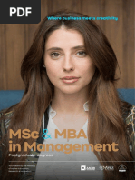 Brochures MSC & MBA - en