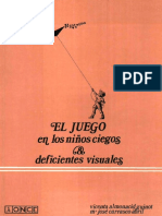 El Juego en Niños Ciegos Deficientes Visuales