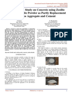 Experimental Study On Concrete Using Zeolite Sand and Zeolite Powder As Partly Replacement For Fine Aggregate and Cement IJERTCONV5IS13178