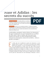 Nike Et Adidas Les Secrets Du Succes