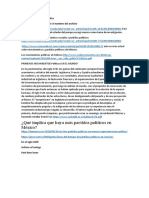 Ensayo de Sociología Política Sobre Partidos Politicos y Movimientos