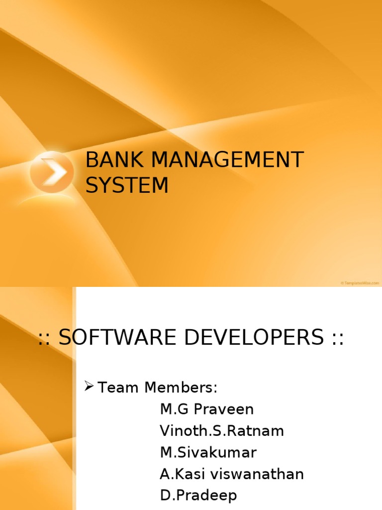 Bank Management System | PDF | Shape | Application Software