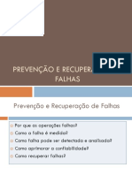 Aula 23 - Prevenção e Recuperação de Falhas