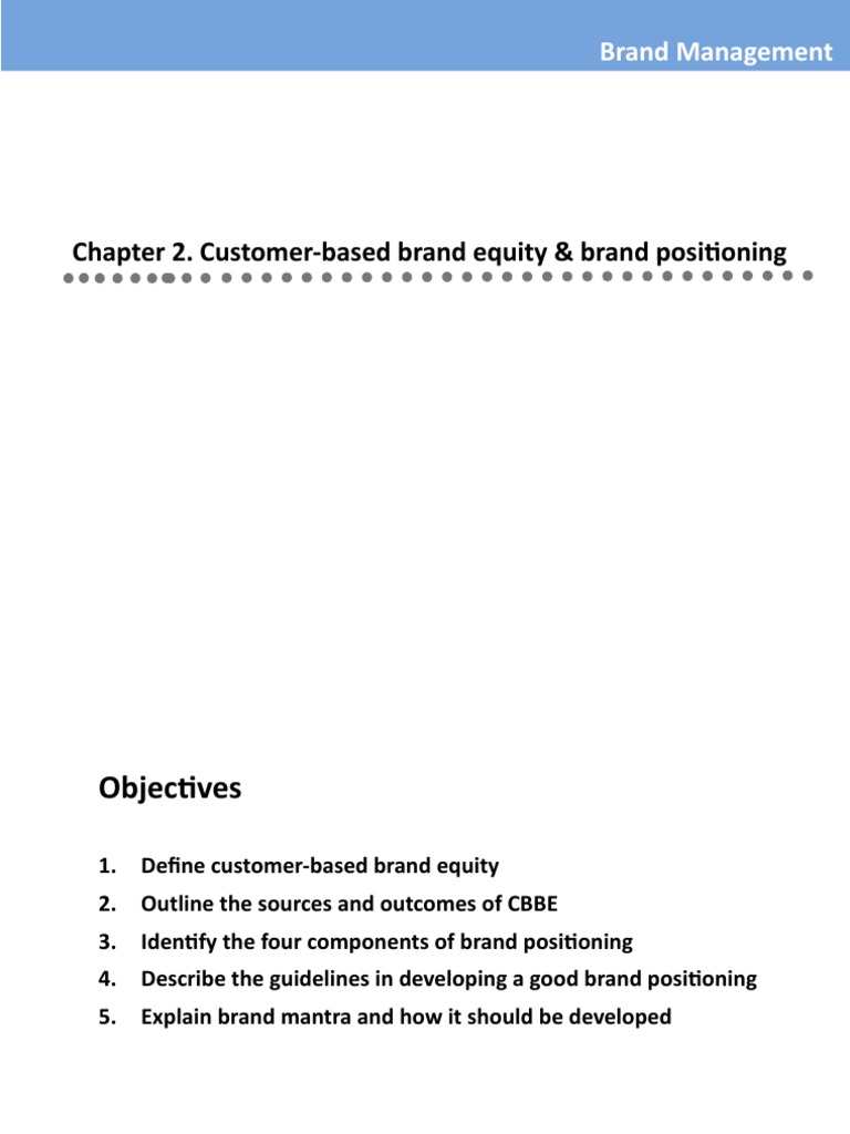 Customer-Based Brand Equity Insights | PDF | Brand | Market Segmentation