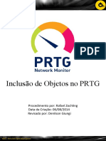 Procedimento - Inclusao de Objetos No PRTG