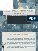 Alur Pelayanan Obat Generik