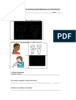 Prueba Informal Primer Nivel de Transición 2021