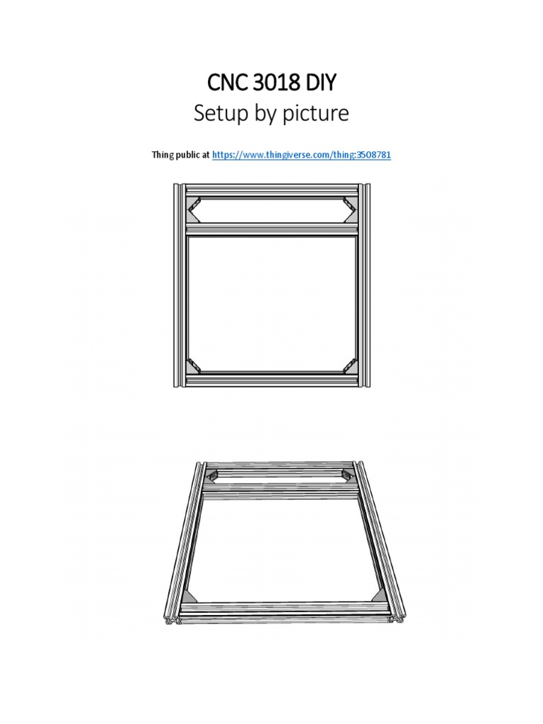 CNC 3018 DIY - Setup by Picture | PDF