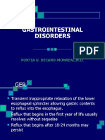Gastrointestinal Disorders: Portia G. Decano-Monreal, M.D