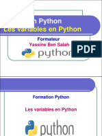 3 - Les Variables en Python - Yassine Ben Salah