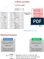 True Resistivity of The: Electrical Behavior of Rocks and Fluids