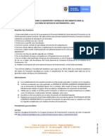 Procedimiento para La Inscripción y Entrega de Documentos para La Convocatoria de Apoyos de Sostenimiento 1-2021