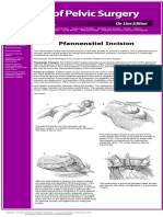 Pfannenstiel Incision