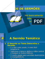 Tipos de Sermões