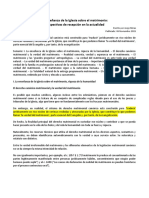 Matrimonio. La Enseñanza de La Iglesia Sobre El Matrimonio