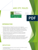 Health and Otc Rules 2014 Presentation