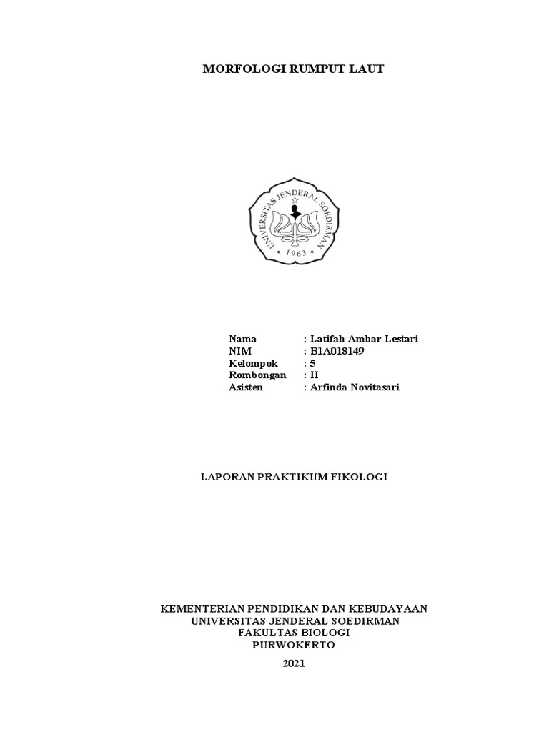 Morfologi Rumput Laut Eucheuma Spinosum | PDF