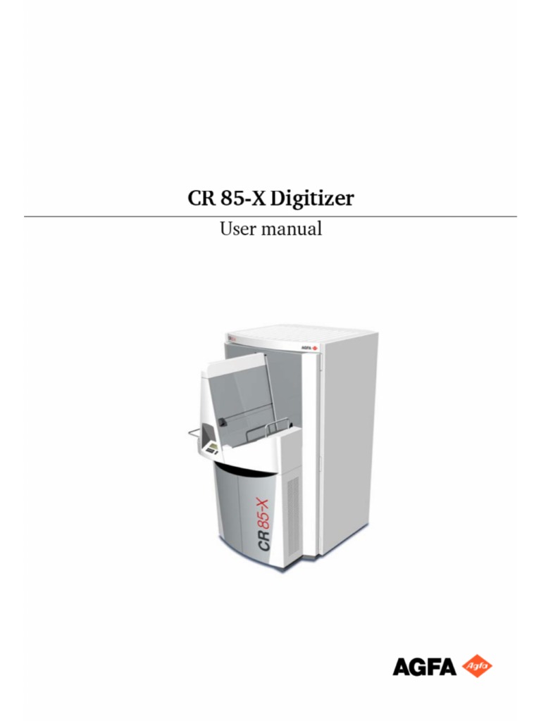 User Manual Agfa Cr 85 X Digitizer User Manual Pdf