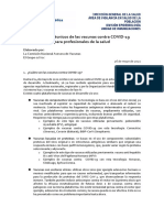 Preguntas Técnicas Sobre Vacunas COVID-19 - Mayo 2021