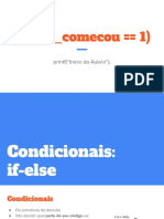 03 - Condicionais - Operadores Lógicos