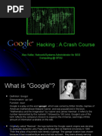 Google Hacking - A Crash Course by Alexkeller