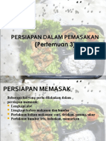 Pertemuan 3 - DDDK - Persiapan Dalam Memasak