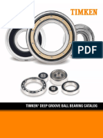 Timken Deep Groove Ball Bearings Catalog 10857